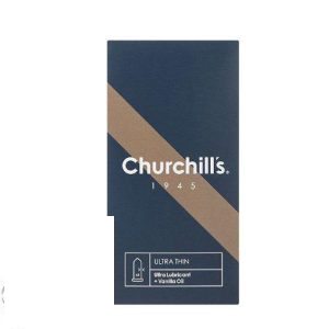 کاندوم چرچیلز مدل Ultra Thin بسته 12 عددی Churchills Ultra Thin Condoms 12PSC